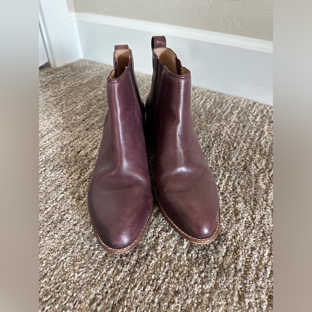 MADEWELL-LEATHER ANKLE BOOT